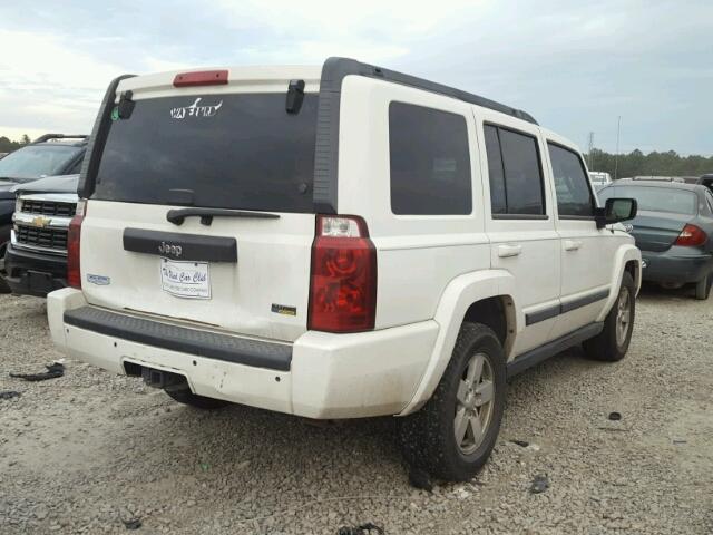 1J8HH48N18C220396 - 2008 JEEP COMMANDER WHITE photo 4