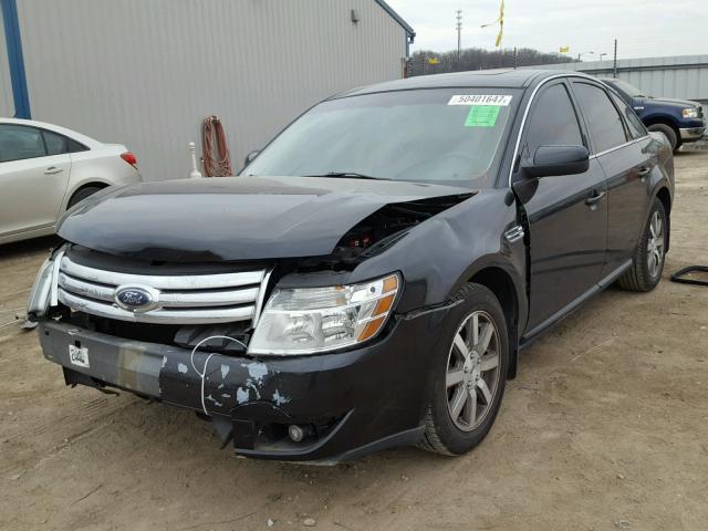 1FAHP24W79G101894 - 2009 FORD TAURUS SEL BLACK photo 2