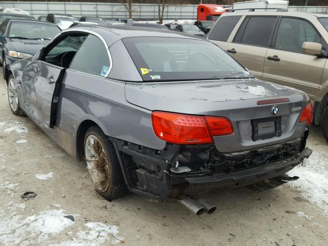 WBADW7C55BE443831 - 2011 BMW 328 I SULE GRAY photo 3