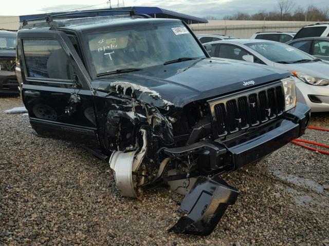 1J8HH48K36C226400 - 2006 JEEP COMMANDER შავი ფოტო 1