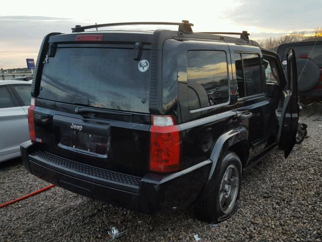 1J8HH48K36C226400 - 2006 JEEP COMMANDER შავი ფოტო 4