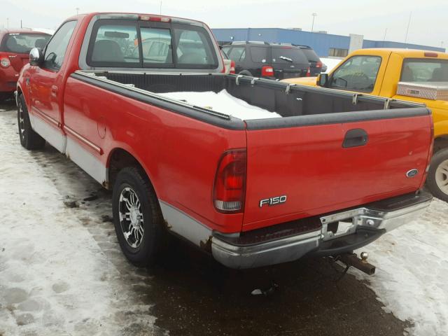 1FTZF17W0WNB42432 - 1998 FORD F150 RED photo 3