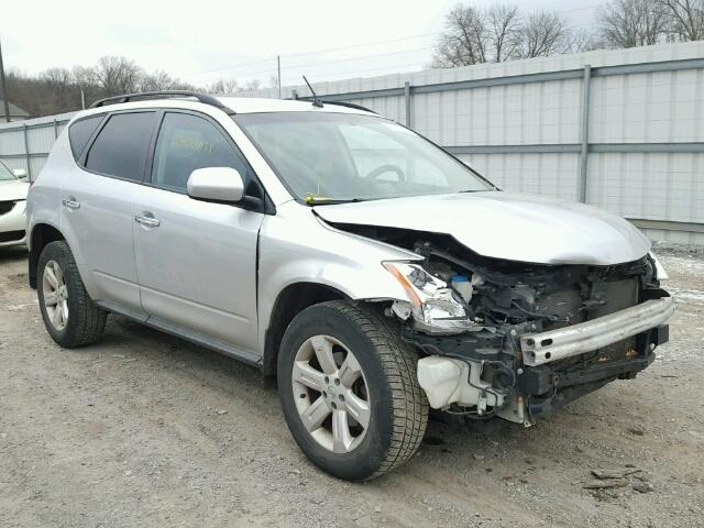 JN8AZ08W17W623870 - 2007 NISSAN MURANO SL SILVER photo 1