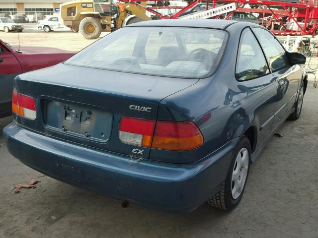 1HGEJ8249WL012450 - 1998 HONDA CIVIC EX GREEN photo 4