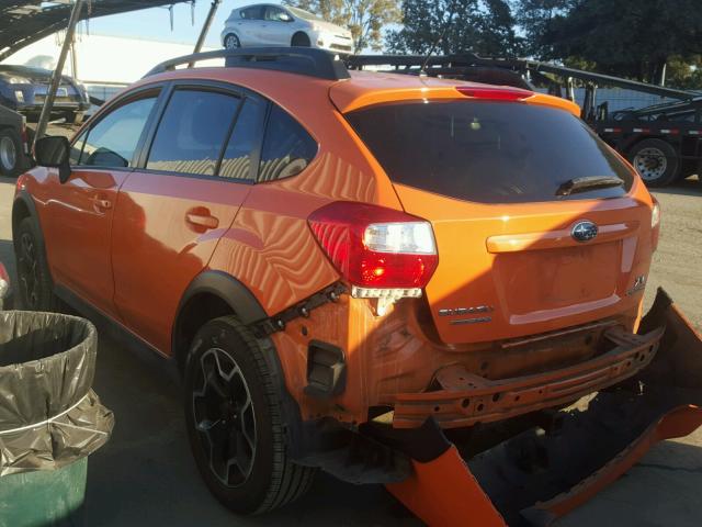 JF2GPACC0DG830319 - 2013 SUBARU XV CROSSTR ORANGE photo 3