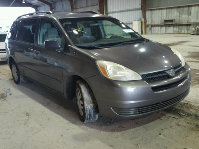 5TDZA23C75S332771 - 2005 TOYOTA SIENNA CE GRAY photo 1