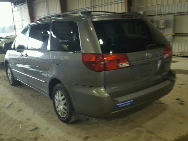 5TDZA23C75S332771 - 2005 TOYOTA SIENNA CE GRAY photo 3