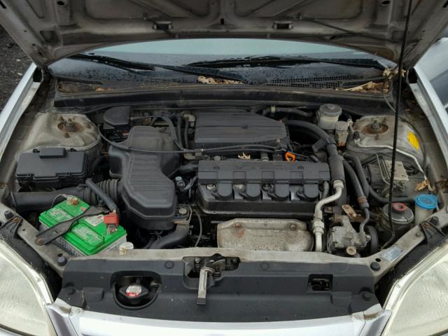 2HGES25793H561770 - 2003 HONDA CIVIC EX ვერცხლისფერი ფოტო 7