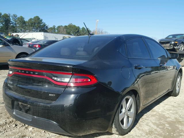 1C3CDFBB3FD286743 - 2015 DODGE DART SXT BLACK photo 4