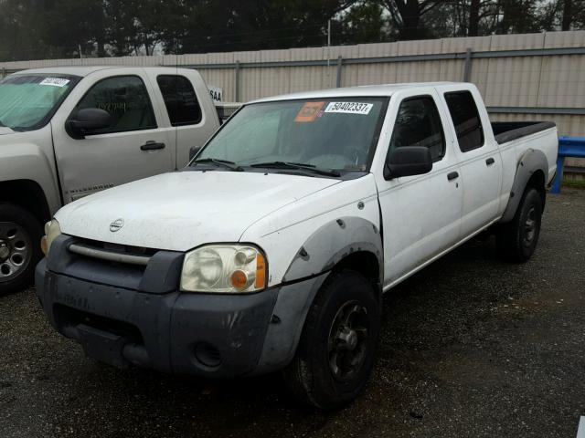 1N6ED29XX2C369582 - 2002 NISSAN FRONTIER C WHITE photo 2