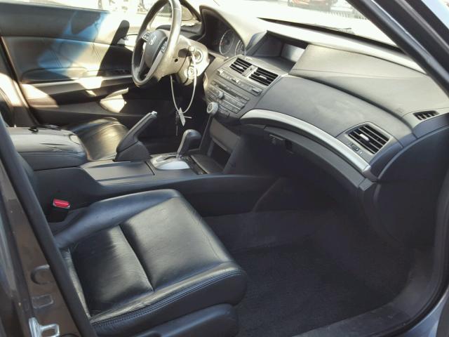 1HGCP26869A187707 - 2009 HONDA ACCORD EXL GRAY photo 5