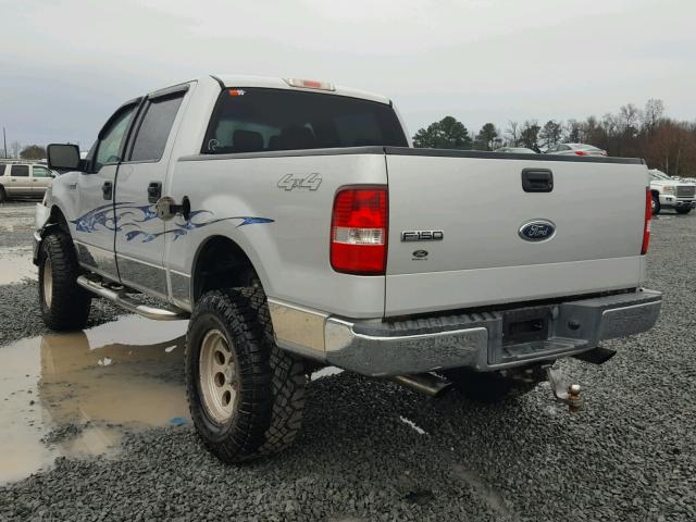 1FTPW14544KA34297 - 2004 FORD F150 SUPER SILVER photo 3