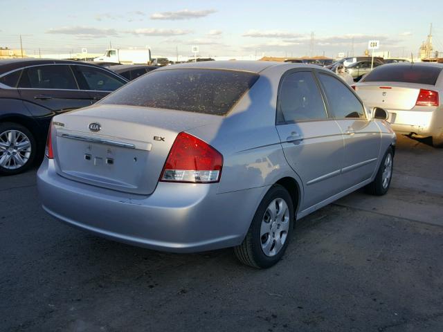 KNAFE122375449103 - 2007 KIA SPECTRA EX SILVER photo 4