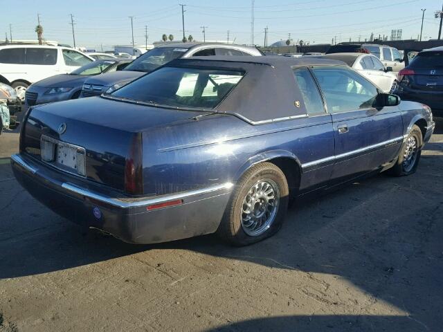 1G6EL12Y2TU618037 - 1996 CADILLAC ELDORADO BLUE photo 4