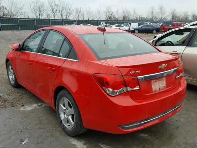 1G1PC5SB0F7115790 - 2015 CHEVROLET CRUZE LT RED photo 3