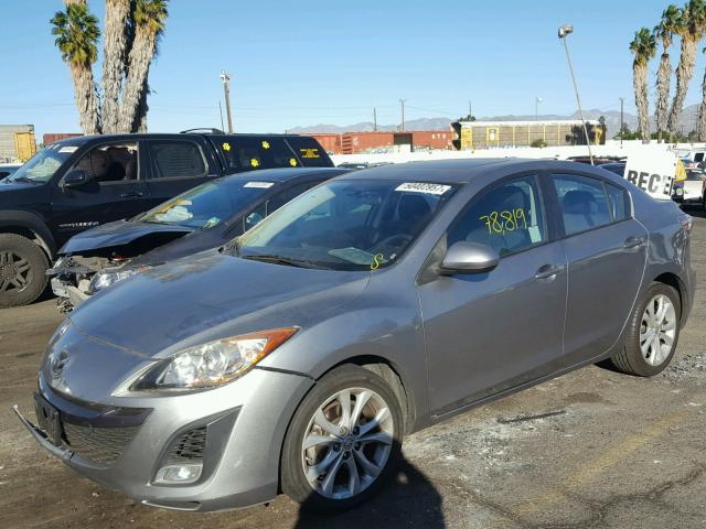 JM1BL1S68A1242926 - 2010 MAZDA 3 S SILVER photo 2