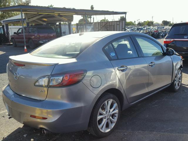 JM1BL1S68A1242926 - 2010 MAZDA 3 S SILVER photo 4