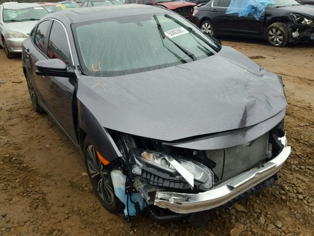 19XFC1F3XHE020722 - 2017 HONDA CIVIC EX ნაცრისფერი ფოტო 1