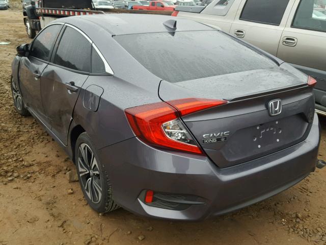 19XFC1F3XHE020722 - 2017 HONDA CIVIC EX GRAY photo 3