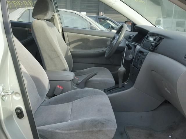 2T1BR32E23C766461 - 2003 TOYOTA COROLLA CE GRAY photo 5