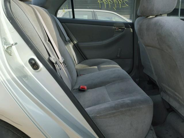 2T1BR32E23C766461 - 2003 TOYOTA COROLLA CE GRAY photo 6