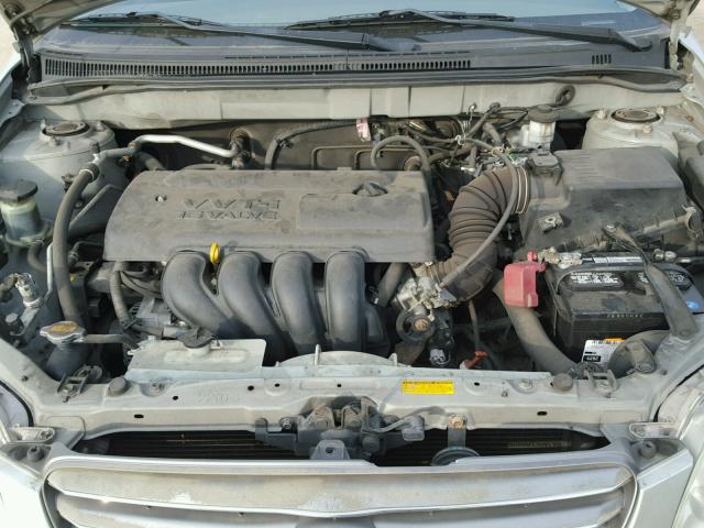 2T1BR32E23C766461 - 2003 TOYOTA COROLLA CE GRAY photo 7