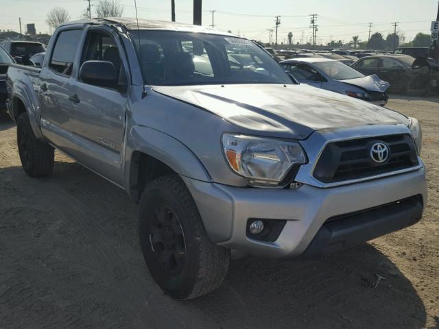 5TFJU4GN1FX079521 - 2015 TOYOTA TACOMA DOU SILVER photo 1