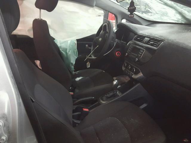 KNADM4A36G6668508 - 2016 KIA RIO LX Արծաթագույն լուսանկար 5