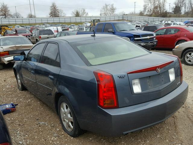 1G6DM57T660100134 - 2006 CADILLAC CTS GREEN photo 3