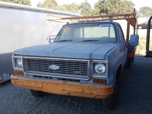 CCY334Z158499 - 1974 CHEVROLET 350 GRAY photo 2