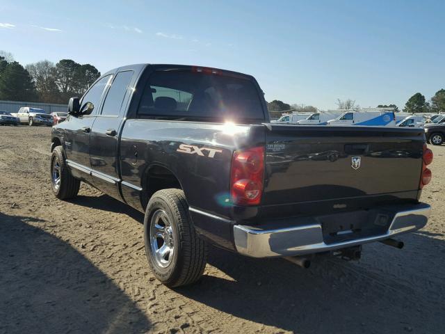 1D7HA18218J183528 - 2008 DODGE RAM 1500 S BLACK photo 3