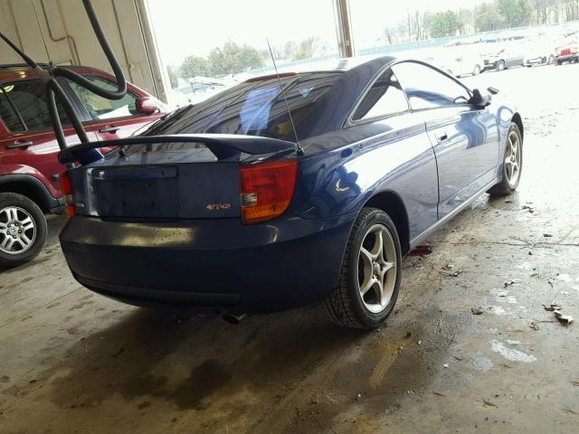 JTDDY32T510045181 - 2001 TOYOTA CELICA GT- BLUE photo 4