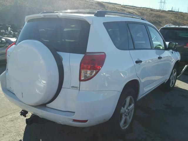 JTMBK33VX66009029 - 2006 TOYOTA RAV4 WHITE photo 4