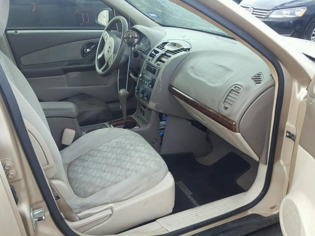1G1ZT54805F176264 - 2005 CHEVROLET MALIBU LS თაფლისფერი ფოტო 5