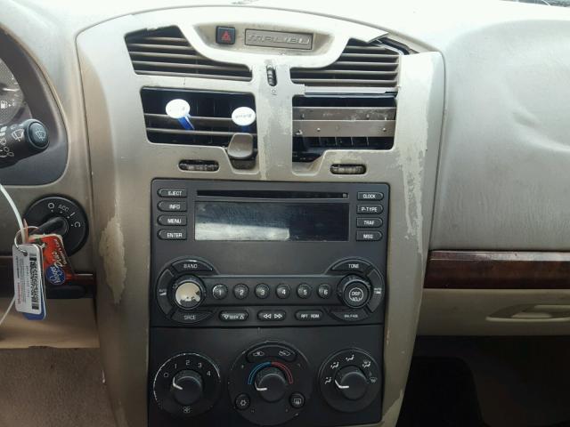 1G1ZT54805F176264 - 2005 CHEVROLET MALIBU LS თაფლისფერი ფოტო 9