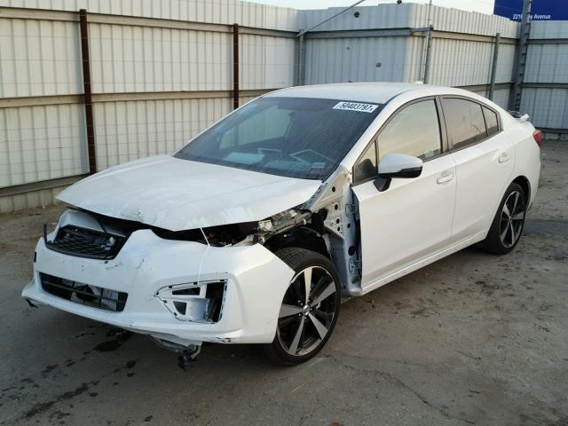 4S3GKAK61H3617661 - 2017 SUBARU IMPREZA SP WHITE photo 2