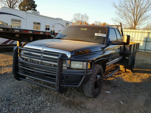 3B7MC33C52M268719 - 2002 DODGE RAM 3500 BLACK photo 2