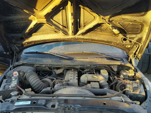 3B7MC33C52M268719 - 2002 DODGE RAM 3500 BLACK photo 7