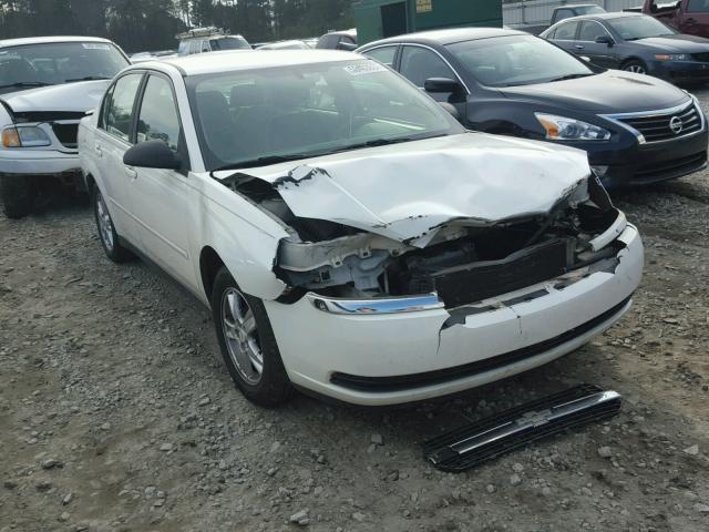 1G1ZT54835F204266 - 2005 CHEVROLET MALIBU LS WHITE photo 1