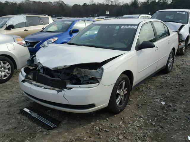 1G1ZT54835F204266 - 2005 CHEVROLET MALIBU LS WHITE photo 2