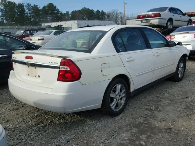 1G1ZT54835F204266 - 2005 CHEVROLET MALIBU LS WHITE photo 4