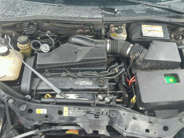 1FAHP3433YW113587 - 2000 FORD FOCUS SE BLACK photo 7