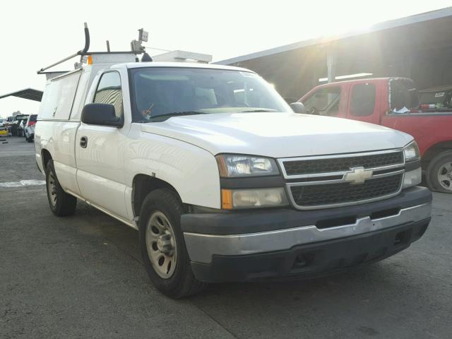 1GCEC14X67Z149769 - 2007 CHEVROLET SILVERADO WHITE photo 1