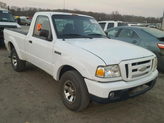 1FTYR10U16PA30898 - 2006 FORD RANGER WHITE photo 1