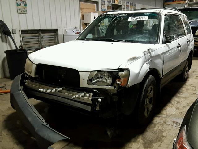 JF1SG63644H757729 - 2004 SUBARU FORESTER 2 WHITE photo 2