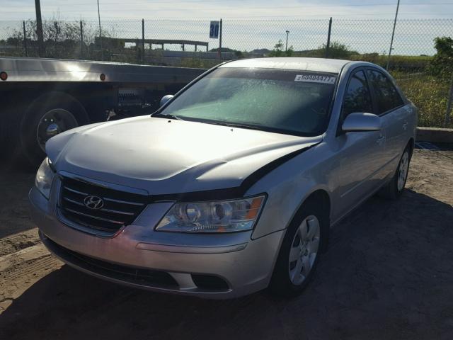 5NPET46C99H445696 - 2009 HYUNDAI SONATA GLS SILVER photo 2