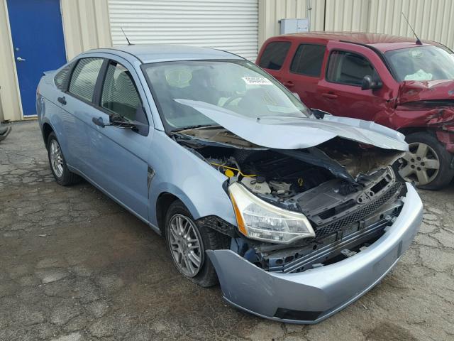 1FAHP35N08W128709 - 2008 FORD FOCUS SE TEAL photo 1