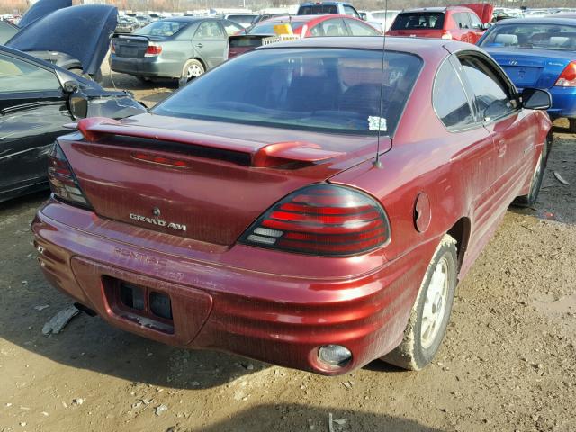 1G2NF12T9YM739085 - 2000 PONTIAC GRAND AM S MAROON photo 4