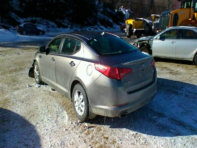 5XXGM4A75DG096556 - 2013 KIA OPTIMA LX GRAY photo 3