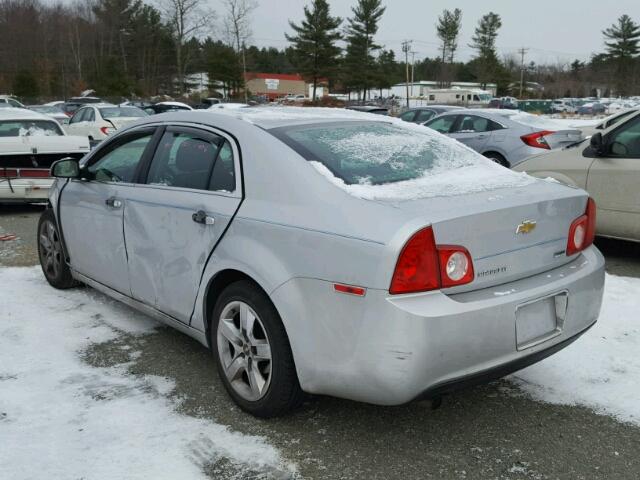 1G1ZC5E06AF175767 - 2010 CHEVROLET MALIBU 1LT SILVER photo 3